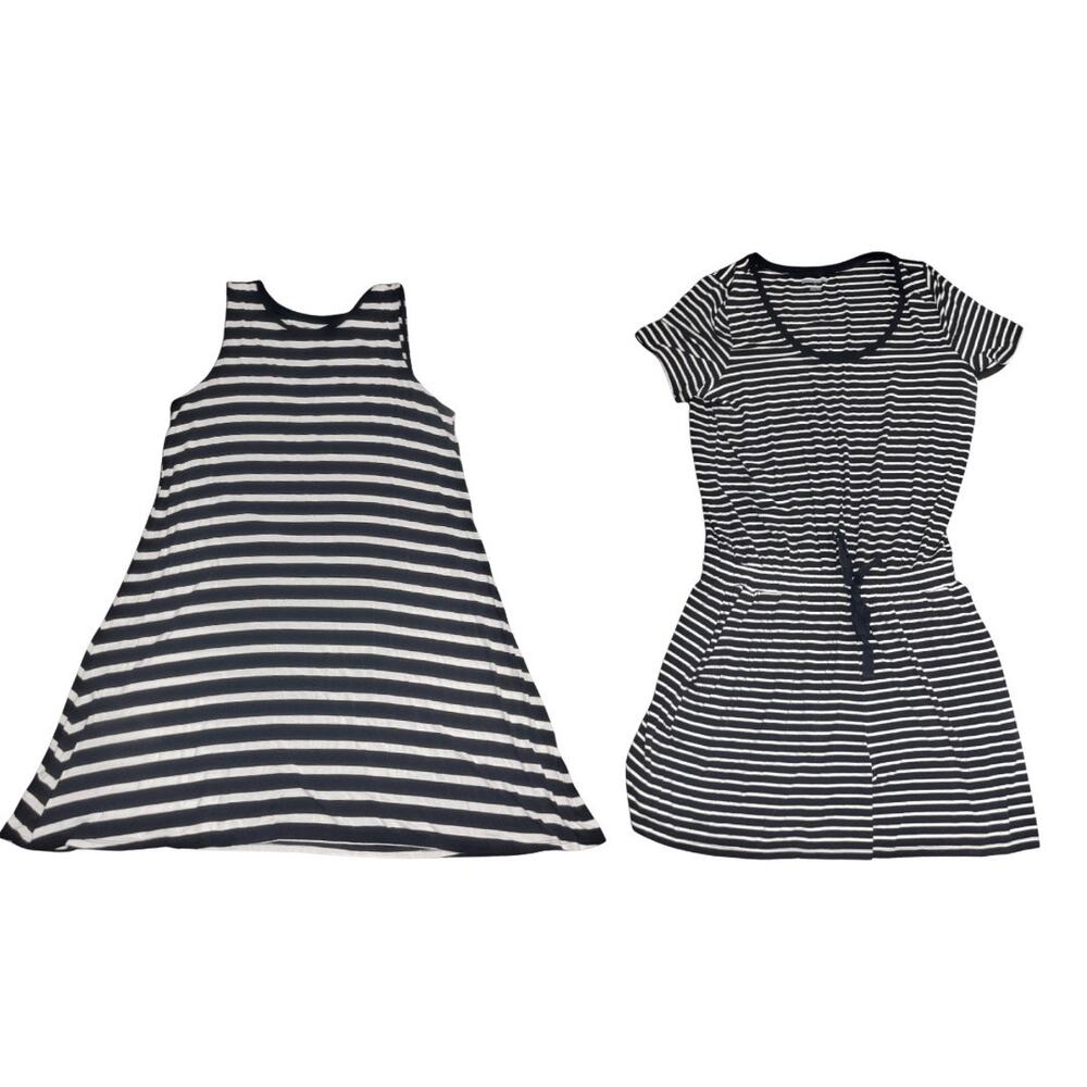 Amazon Essentials Lot of 2 Romper and Dress Black White SZ Medium Casual Comfort